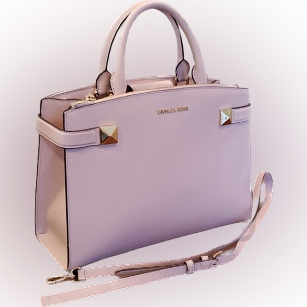 MICHEAL KORS KARLA LEATHER SATCHEL!!